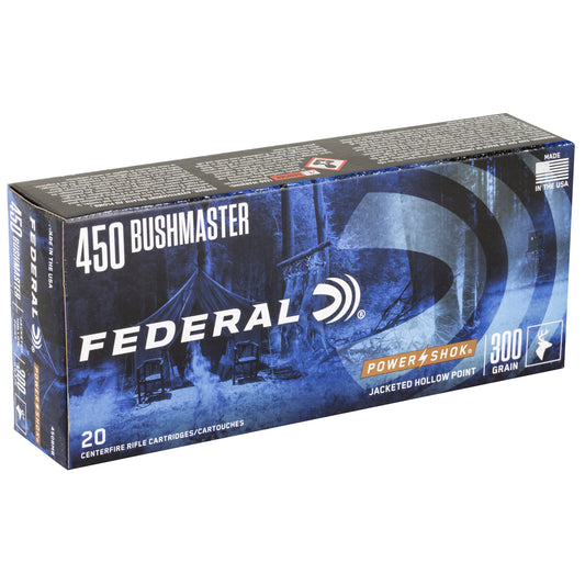Federal PowerShok 450 Bushmaster Hollow Point Hunting Bullets * 300 Grain, Box of 20