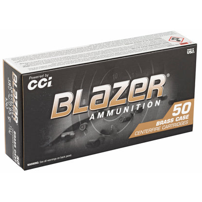 Blazer Ammunition Brass 380 ACP 95 Grain FMJ * Reliable Full Metal Jacket Rounds (50 per Box, 1000 per Case)