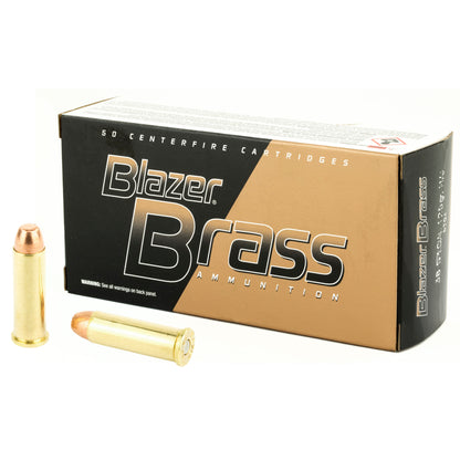 Blazer Ammunition 5204 38 Special 125 Grain Full Metal Jacket (FMJ) - 50 Rounds per Box