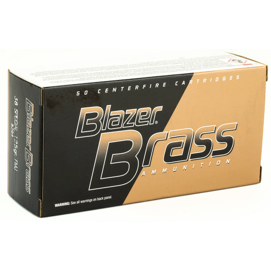Blazer Ammunition 5204 38 Special 125 Grain Full Metal Jacket (FMJ) - 50 Rounds per Box