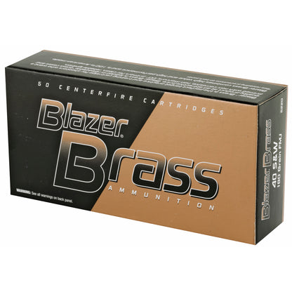 Blazer Ammunition Blazer Brass 40 S&W 180 Grain Full Metal Jacket (FMJ) * 50 Rounds per Box, 1000 Rounds per Case
