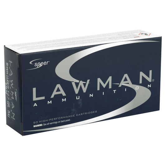 Speer Ammunition Lawman 9mm 147-Grain Total Metal Jacket (TMJ) * Reliable Self-Defense and Training Ammo