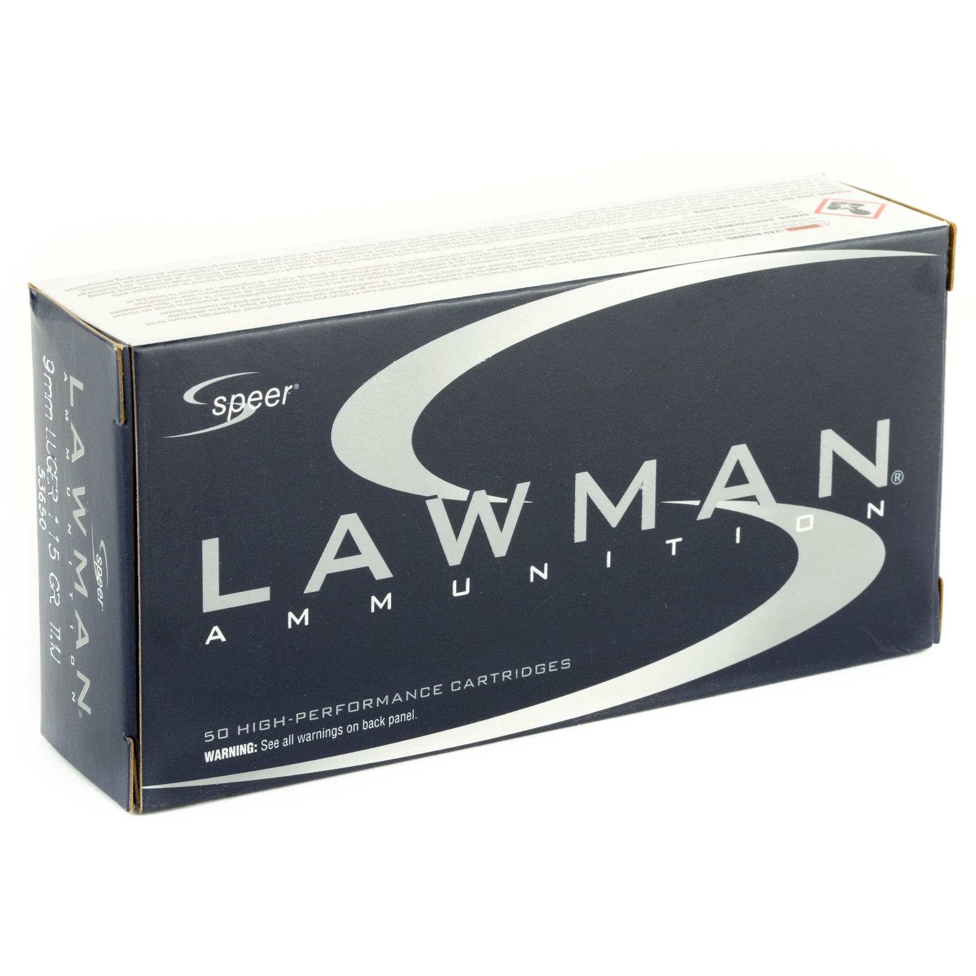 Speer Ammunition Speer Lawman 9mm 115 Grain Total Metal Jacket Ammo - 50 Rounds per Box
