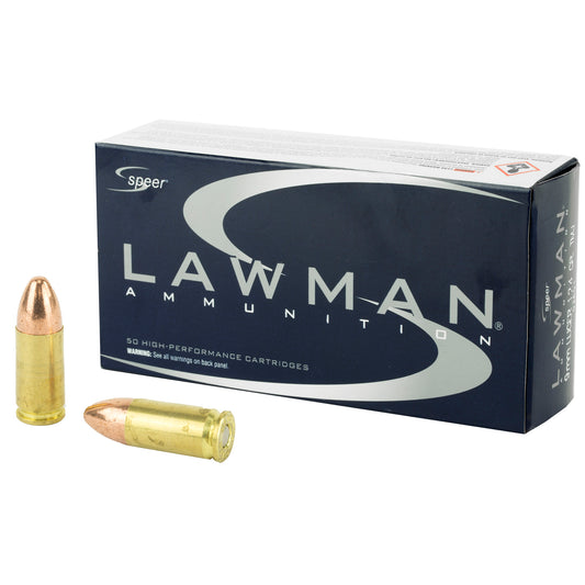 Speer Ammunition Lawman 9mm 124-Grain Total Metal Jacket * Reliable Self-Defense and Training Ammo