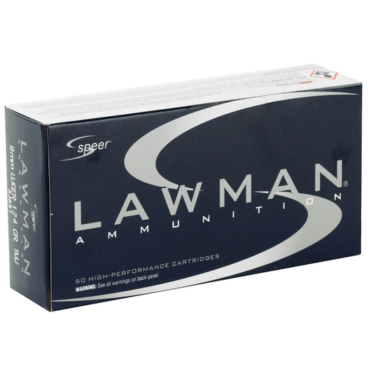 Speer Ammunition Lawman 9mm 124-Grain Total Metal Jacket * Reliable Self-Defense and Training Ammo