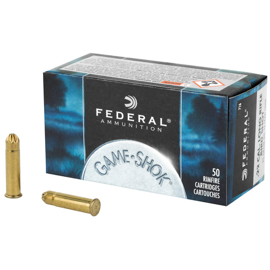 Federal GameShok .22 LR Rimfire Shotshells * Reliable Small Game Ammunition, 50 Rounds per Box