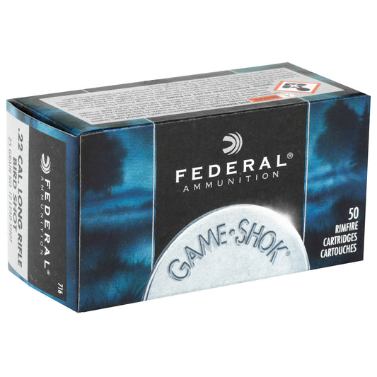 Federal GameShok .22 LR Rimfire Shotshells * Reliable Small Game Ammunition, 50 Rounds per Box