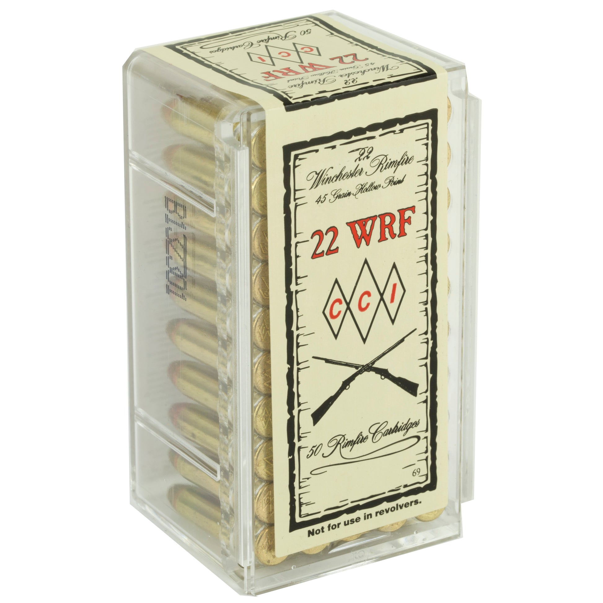 CCI Ammunition 22 WRF High-Speed Hollow Point - 45 Grain, 50 Rounds