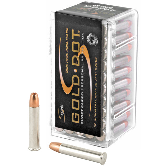 Speer Gold Dot 22 WMR 40-Grain Short Barrel Hollow Point Ammunition - Reliable Personal Defense