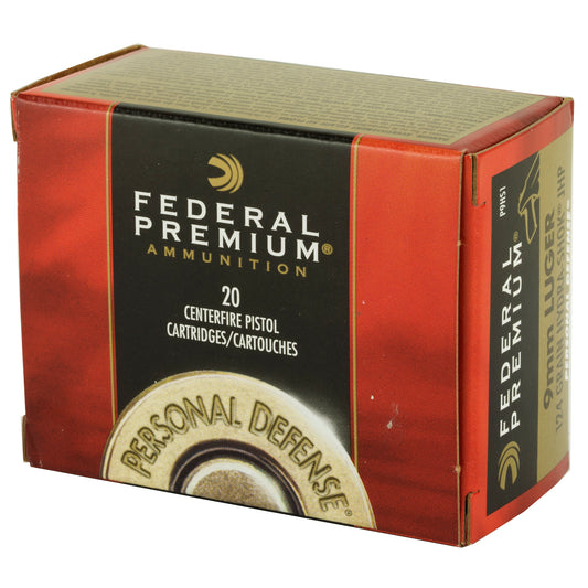 Federal Hydra-Shok 9mm 124 Grain Hollow Point Ammo * Reliable Personal Defense