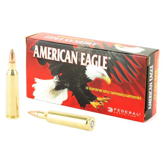Federal American Eagle .22-250 Remington 50-Grain Hollow Point Ammunition - Pack of 20 Rounds