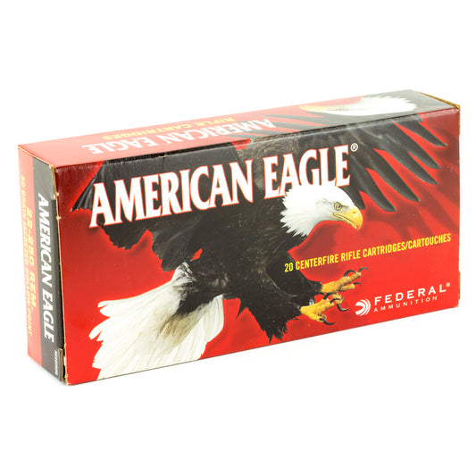 Federal American Eagle .22-250 Remington 50-Grain Hollow Point Ammunition - Pack of 20 Rounds