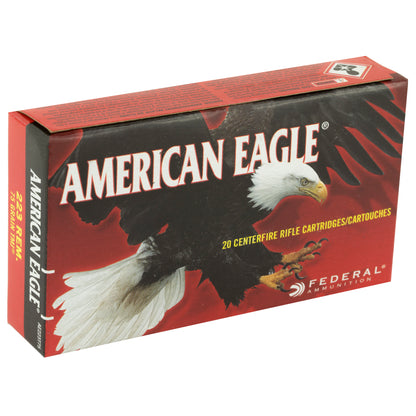 Federal American Eagle .223 Remington 75-Grain Total Metal Jacket Ammunition (20 Rounds)