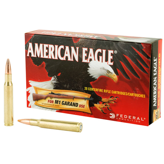 Federal American Eagle 30-06 Springfield 150-Grain Full Metal Jacket Rifle Ammo (20 Rounds per Box)