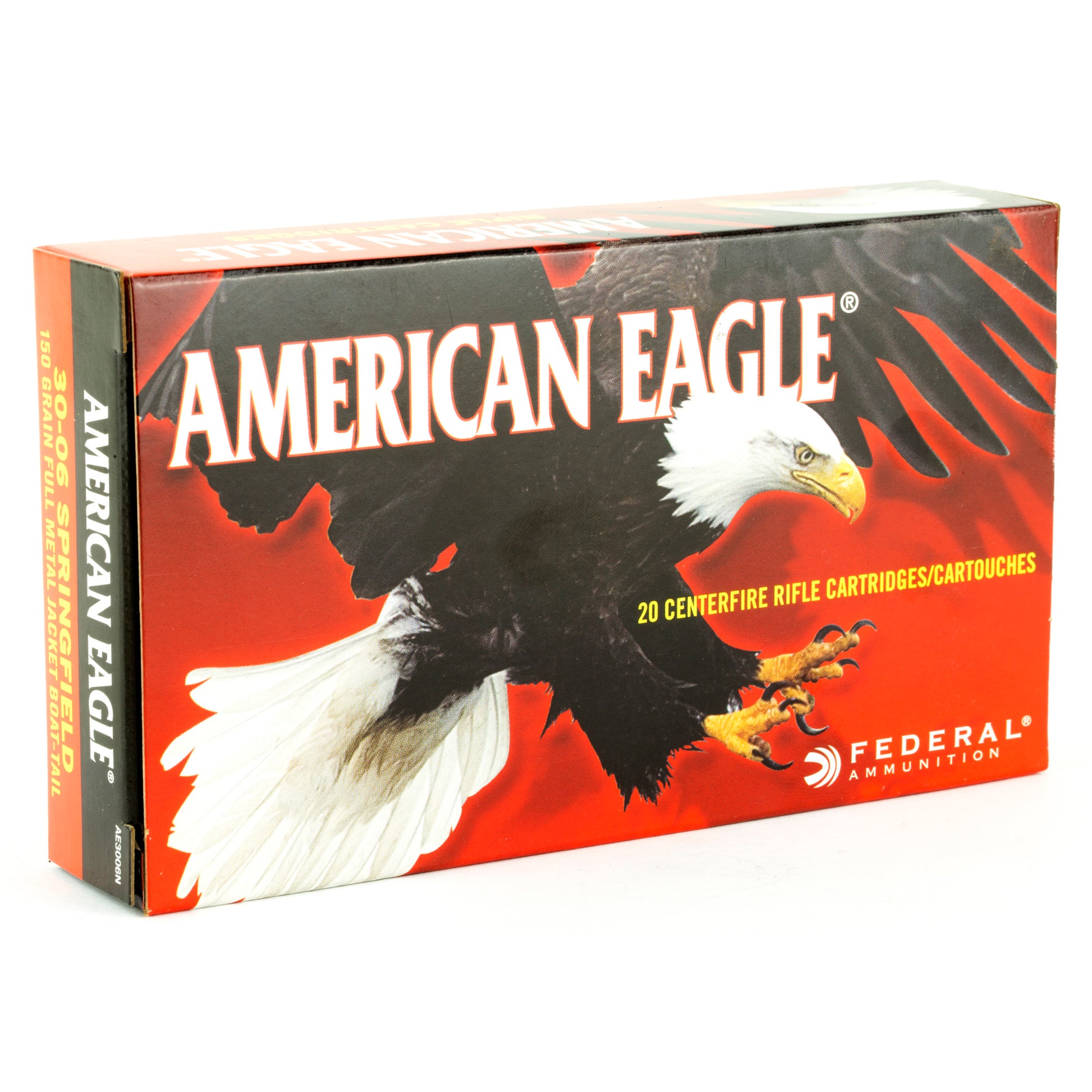 Federal American Eagle .30-06 Springfield 150 Grain FMJ Boat Tail Ammunition * Shotgun Ready for Hunting and Target Practice