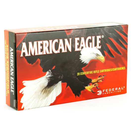 Federal American Eagle .30-06 Springfield 150 Grain FMJ Boat Tail Ammunition * Shotgun Ready for Hunting and Target Practice
