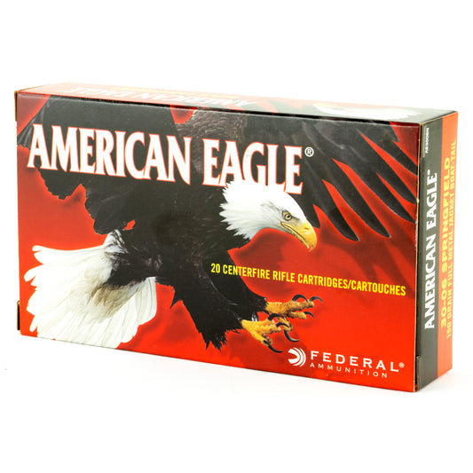 Federal American Eagle .30-06 Springfield 150 Grain FMJ Boat Tail Ammunition * Shotgun Ready for Hunting and Target Practice