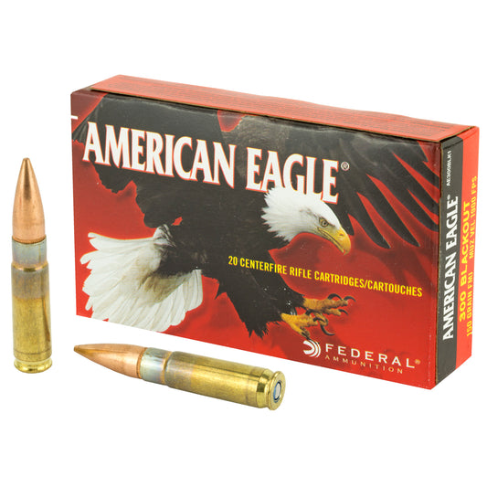 Federal American Eagle .300 Blackout 150 Grain FMJ Ammunition - 20 Rounds Per Box