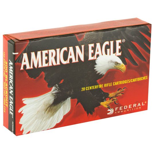 Federal American Eagle .300 Blackout 150 Grain FMJ Ammunition - 20 Rounds Per Box