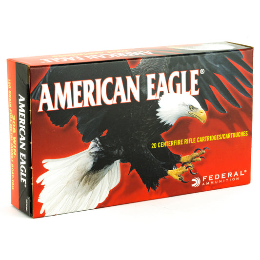 Federal American Eagle .308 Winchester 150 Grain FMJ Ammunition * Reliable Full Metal Jacket Loads for Target Practice