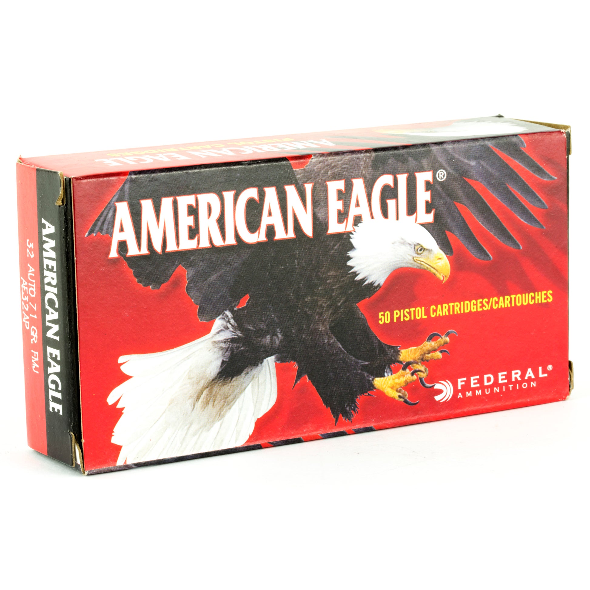 Federal American Eagle 32 ACP 71 Grain Full Metal Jacket Ammunition * 50 Rounds Per Box