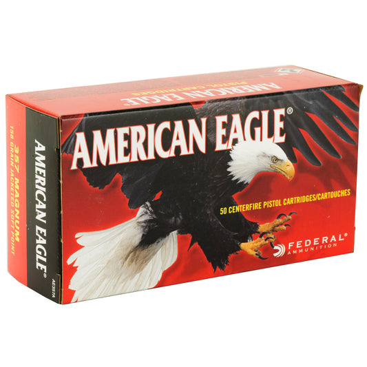 Federal American Eagle .357 Magnum 158-Grain Jacketed Soft Point Ammunition * Reliable Performance for Target Shooting and Practice