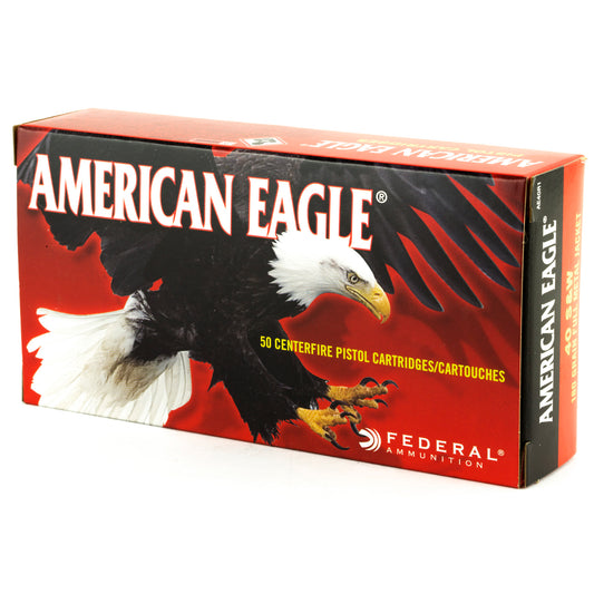 Federal American Eagle .40 S&W 180-Grain Full Metal Jacket Ammunition * 50 Rounds