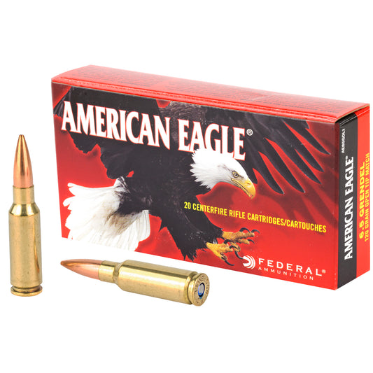 Federal American Eagle 6.5 Grendel Open Tip Match Ammo * 120 Grain, Box of 20