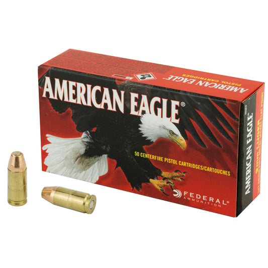 Federal American Eagle 9mm 147 Grain FMJ Ammunition - Reliable Full Metal Jacket for Practice and Training