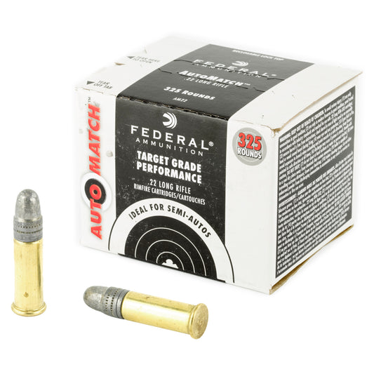 Federal Champion .22 LR 40 Grain Solid Point Ammunition - 325 Rounds per Box, 3,250 Rounds per Case