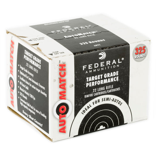 Federal Champion .22 LR 40 Grain Solid Point Ammunition - 325 Rounds per Box, 3,250 Rounds per Case