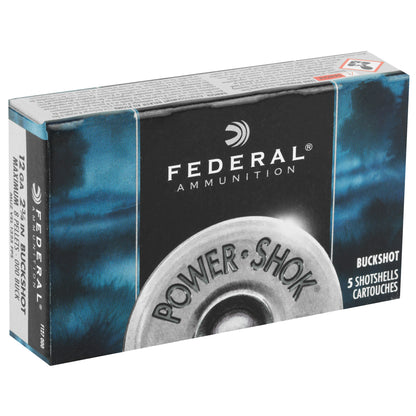 Federal PowerShok 12 Gauge 2.75-Inch 000 Buckshot * 5 Rounds Per Box, 250 Per Case