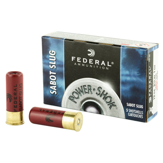 Federal PowerShok 12 Gauge 2.75-Inch Sabot Slug * Reliable Hunting Ammunition
