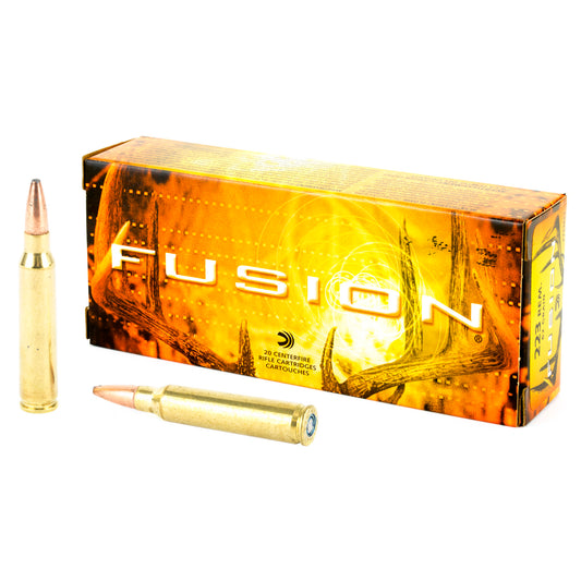 Federal Fusion 223 Remington 62 Grain Boat Tail Rifle Ammunition * 20 Rounds per Box