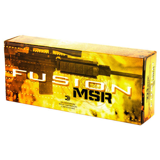 Federal Fusion MSR .223 Remington 62-Grain Soft Point Ammunition * 20 Rounds per Box, 200 per Case