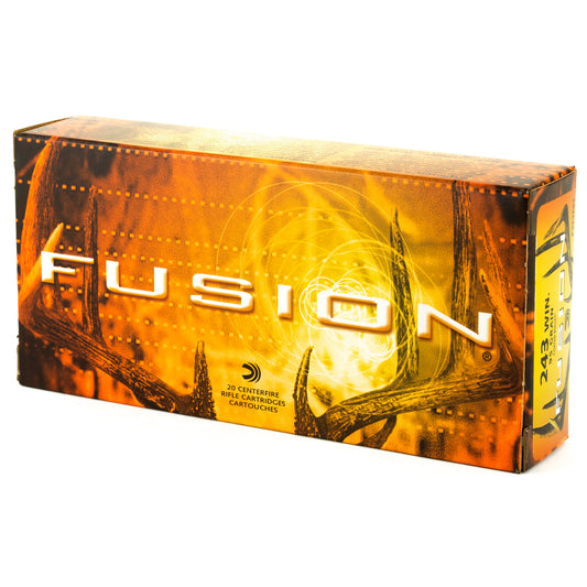 Federal Fusion .243 Winchester 95-Grain Boat Tail Rifle Ammunition - 20 Rounds Per Box