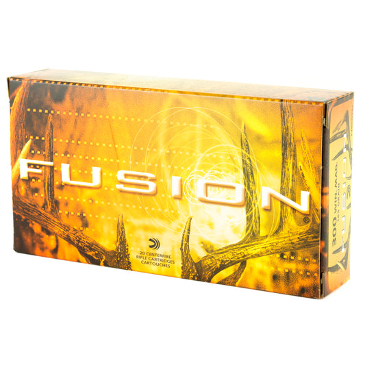 Federal Fusion 300 Winchester Magnum 165-Grain Boat Tail Rifle Ammunition (20 Rounds per Box)