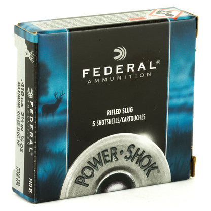 Federal PowerShok 410 Gauge Rifled Slug * Reliable Hunting Ammo with Max Dram Power