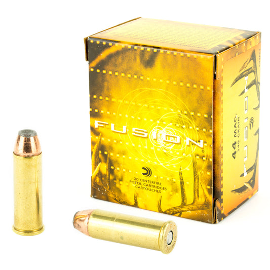 Federal Fusion 44 Magnum 240-Grain Hollow Point Handgun Ammo - 20 Rounds per Box