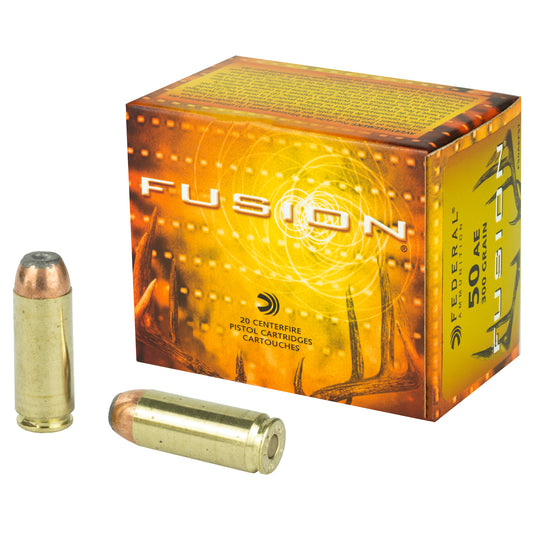 Federal Fusion 50 Action Express 300 Grain Soft Point Handgun Ammunition - 20 Rounds