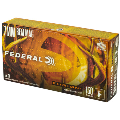 Federal Fusion 7mm Remington 150 Grain Boat Tail Rifle Ammunition (20 Rounds per Box)