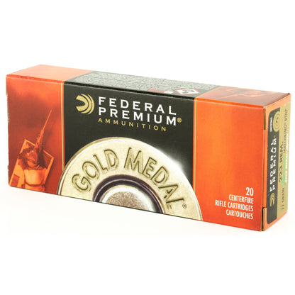 Federal Gold Medal .223 Remington 77 Grain Boat Tail Hollow Point Rifle Ammunition - Precision Match Grade for Elite Shooters