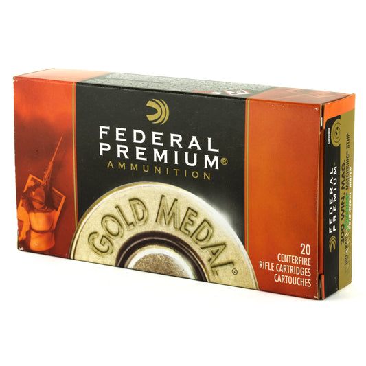 Federal Gold Medal 300 Winchester Magnum 190-Grain Boat Tail Hollow Point Rifle Ammunition (20 Rounds Per Box)