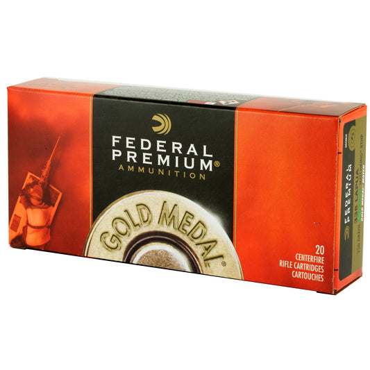 Federal Gold Medal 338 Lapua 250-Grain Boat Tail Hollow Point Rifle Ammunition - Precision Match Grade