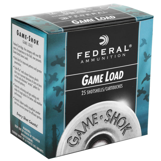 Federal Game Load 12 Gauge Shotshells * 1 oz #7.5, 3 1/4 Dram * Reliable Upland Game Hunting Ammo