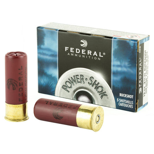 Federal PowerShok 12 Gauge 2.75-inch 00 Buckshot * Reliable Hunting and Home Defense Load