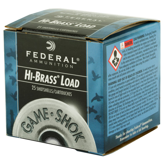 Federal GameShok Upland Hi-Brass Shotshells for 410 Gauge * Reliable 1/2 oz #7.5 Shot, Max Dram Performance