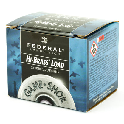 Federal GameShok Hi-Brass 410 Gauge Shotshells - 3 Dram, #5 Shot, Pack of 25