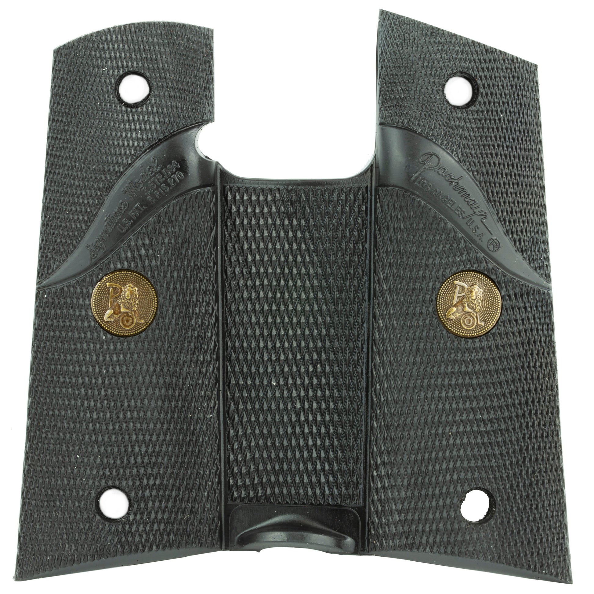Pachmayr Signature Black Grip for Colt 1911 * Comfortable Rubber Grip with Wraparound Design