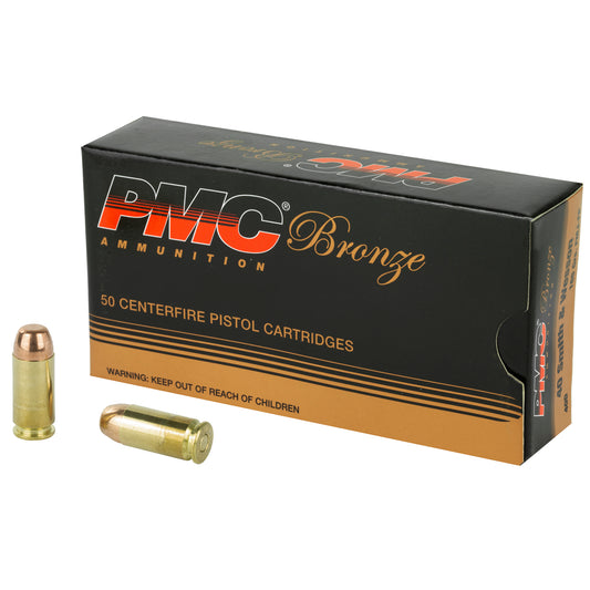 PMC Ammunition Bronze 40 S&W 165-Grain Full Metal Jacket * Reliable High-Volume Shooting
